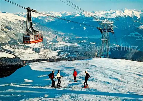 AK / Ansichtskarte  Seilbahn_Cable-Car_Telepherique Flims Laax Crap Sogn Gion  