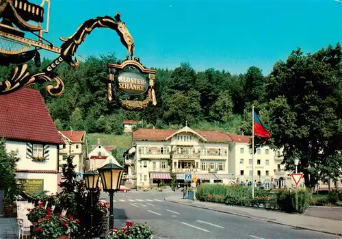 AK / Ansichtskarte  Herrenalb_Bad_Herrenalb Klosterschaenke Hotel Cafe Herzer und Hotel Sonne 