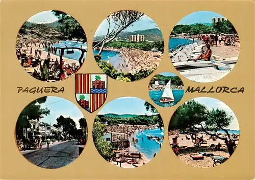 AK / Ansichtskarte 73900558 Paguera_Mallorca_Islas_Baleares_ES Strandpartien Ortsmotiv 