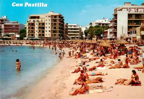 AK / Ansichtskarte  Can_Pastilla_Palma_de_Mallorca_ES Strandpartie 