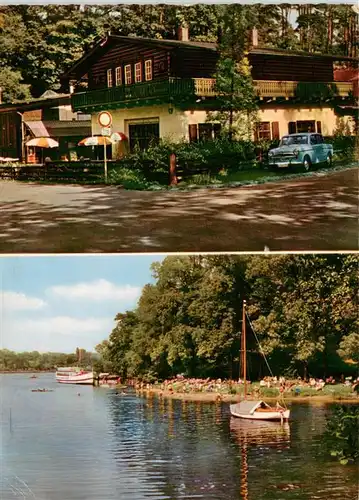 AK / Ansichtskarte  Wannsee_Berlin Gaststaette Moorlake Strandpartie 