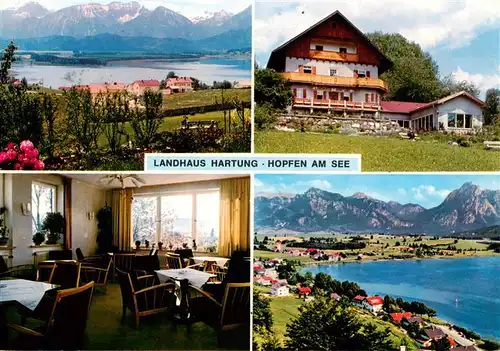 AK / Ansichtskarte 73900644 Hopfen_See Landhaus Hartung Gastraum Seepartien Hopfen_See