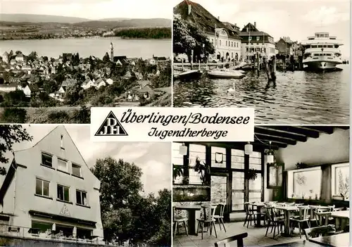 AK / Ansichtskarte  ueberlingen_Bodensee Panorama Seepartie Jugendherberge ueberlingen Gastraum  ueberlingen Bodensee