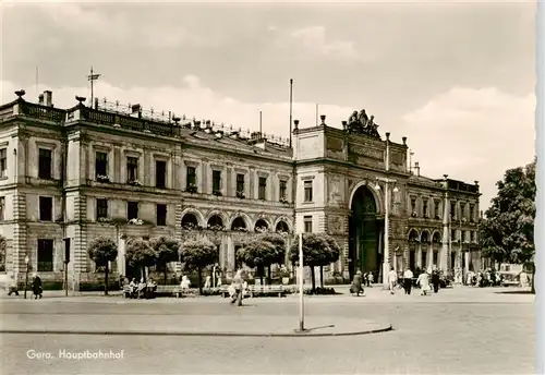 AK / Ansichtskarte  Gera Hauptbahnhof Gera