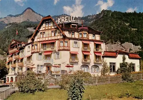 AK / Ansichtskarte  Vitznau_Witznau_Vierwaldstaettersee_LU Hotel Kreuz  