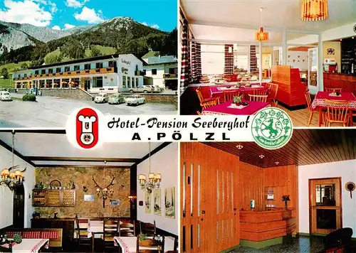 AK / Ansichtskarte 73900774 Seewiesen Hotel Pension Seeberghof Gastraeume Rezeption Seewiesen