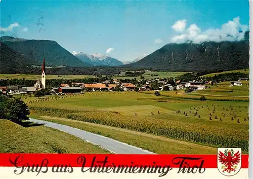 AK / Ansichtskarte  Untermieming Panorama mit Lechtaler Alpen Untermieming