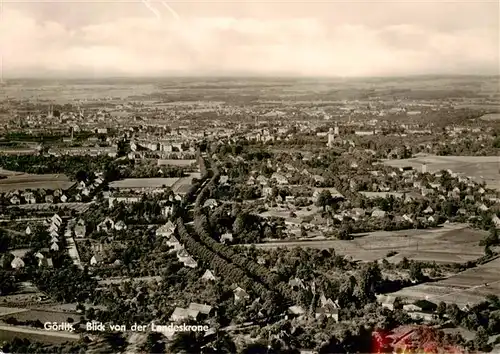 AK / Ansichtskarte  Goerlitz__Sachsen Blick von der Landeskrone 