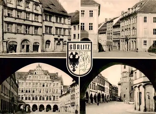 AK / Ansichtskarte  Goerlitz__Sachsen Untermarkt Ratsapotheke Neissestrasse Neues Rathaus Hirschlauben 