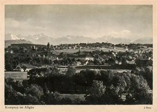 AK / Ansichtskarte  Kempten_Allgaeu Panorama Kempten Allgaeu