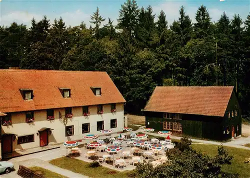 AK / Ansichtskarte  Lettgenbrunn Gaststaette Jagdhaus Jorst Terrasse Lettgenbrunn