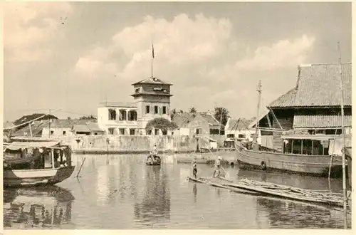 AK / Ansichtskarte  Indonesia_Indonesien_ Hafen Motiv 