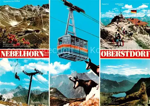 AK / Ansichtskarte  Seilbahn_Cable-Car_Telepherique Nebelhorn Oberstdorf Allgaeuer Alpen 