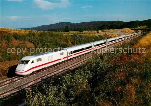 AK / Ansichtskarte  Eisenbahn_Railway_Chemin_de_Fer Elektro Schnelltriebwagenzug Intercity Express 401 019 