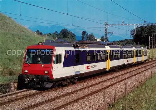 AK / Ansichtskarte 73900883 Eisenbahn_Railway_Chemin_de_Fer SBB Regionalverkehr Triebwagen RBDe 4/4 2121 
