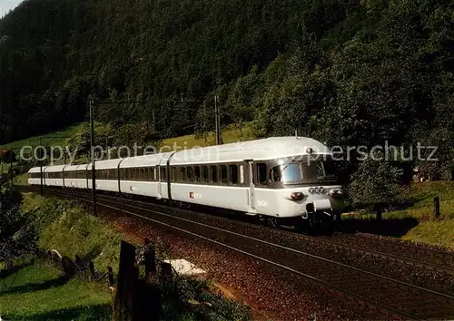 AK / Ansichtskarte 73900893 Eisenbahn_Railway_Chemin_de_Fer SBB Vierstrom-Eurocity-Triebzug RABe 1055 