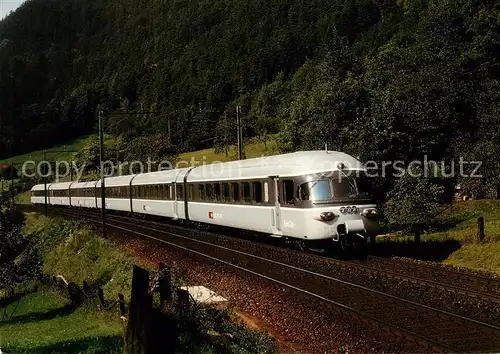 AK / Ansichtskarte  Eisenbahn_Railway_Chemin_de_Fer SBB Vierstrom-Eurocity-Triebzug RABe 1055 