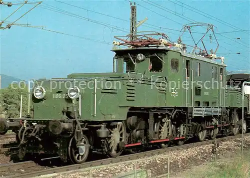 AK / Ansichtskarte  Lokomotive_Eisenbahn_Railway Elektrolokomotive 1189.05  