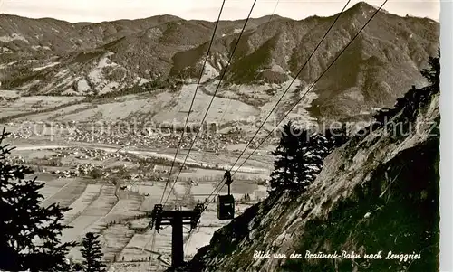 AK / Ansichtskarte  Seilbahn_Cable-Car_Telepherique Braueneck-Bahn Lenggries 