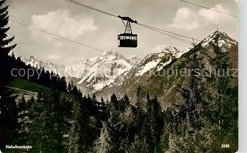 AK / Ansichtskarte  Seilbahn_Cable-Car_Telepherique Nebelhornbahn 