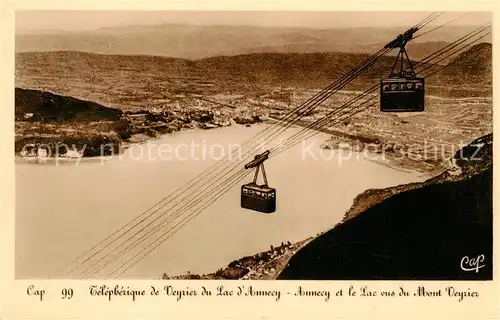 AK / Ansichtskarte  Seilbahn_Cable-Car_Telepherique Cap 99 Celepberique de Veyries du Lac Annecy 