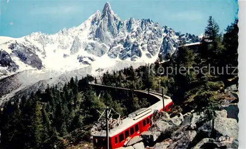 AK / Ansichtskarte 73900918 Zahnradbahn_Rack_Railway-- Chamonix-Mont-Blanc Montenvers  