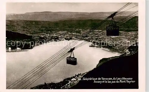 AK / Ansichtskarte  Seilbahn_Cable-Car_Telepherique Telepherique de Veyrier Lac dÁnnecy  