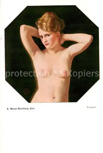 AK / Ansichtskarte  Erotik A. Meyer-Bernburg Erwacht Erotik