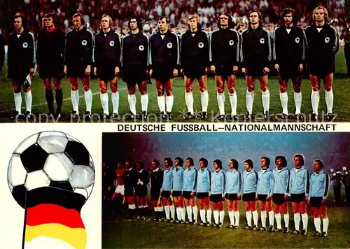 AK / Ansichtskarte 73900958 Fussball Nationalmanschaft Deutschland  