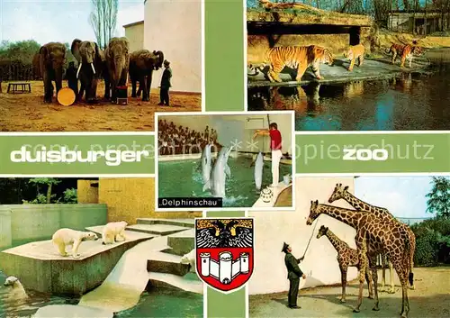 AK / Ansichtskarte  Zoo_Gardin_Zoologique-- Duisburger Zoo  