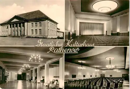 AK / Ansichtskarte  Rathenow Staatliches Kulturhaus Teilansichten Rathenow