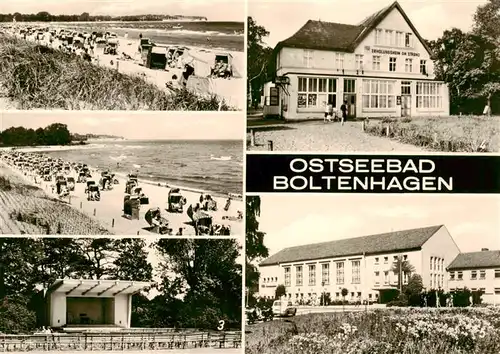 AK / Ansichtskarte 73901009 Boltenhagen_Ostseebad Strand Freilichtbuehne FDGB Erholugsheim Am Strand FDGB Erholungsheim Fritz Reuter Boltenhagen_Ostseebad