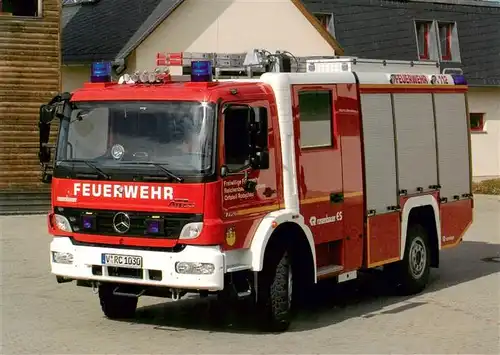 AK / Ansichtskarte  Reichenbach__Vogtland LF 10_8 Mercedes Benz Atego 1126 Freiwillige Feuerwehr 