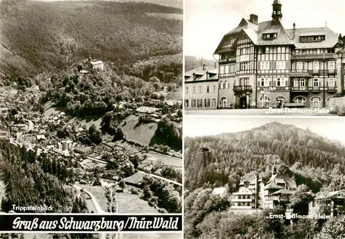 AK / Ansichtskarte  Schwarzburg_Thueringer_Wald Trippsteinblick Ernst Thaelmann Heim  Schwarzburg_Thueringer