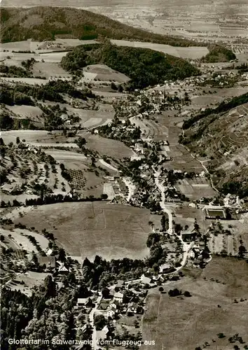 AK / Ansichtskarte  Glottertal_Schwarzwald Fliegeraufnahme 