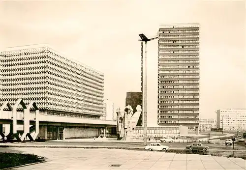 AK / Ansichtskarte  Halle__Saale Ernst Thaelmann Platz 