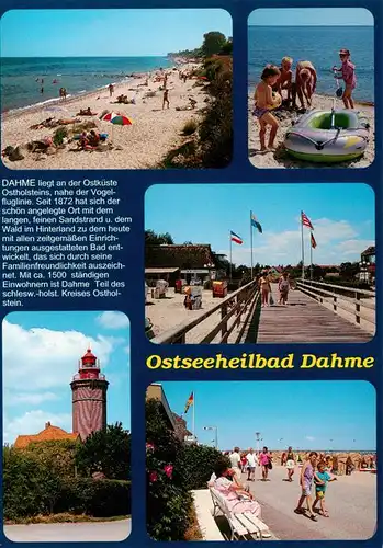 AK / Ansichtskarte 73901177 Dahme__Ostseebad_Holstein Strandpartien Seebruecke Leuchtturm Promenade 