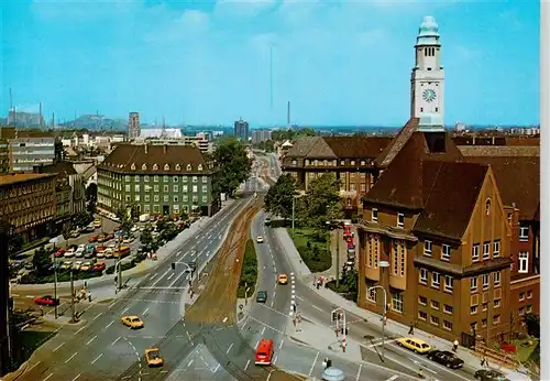 AK / Ansichtskarte 73901180 Buer_Gelsenkirchen Rathaus und Stadt Buer Gelsenkirchen