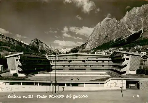 AK / Ansichtskarte  Cortina_d_Ampezzo_IT Stadio Olimpico del Ghiaccio 