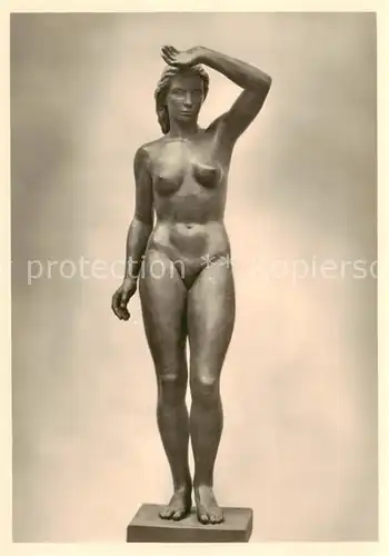 AK / Ansichtskarte  Skulpturen Adolf Abel Der Morgen 