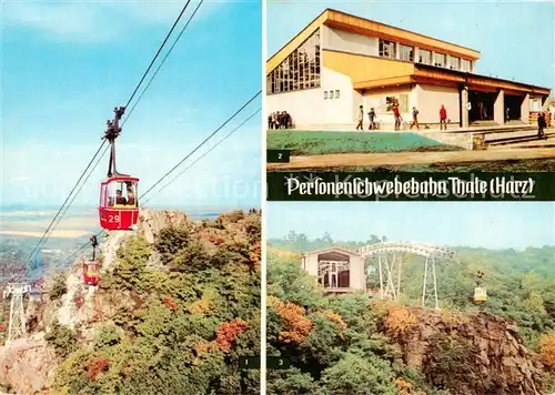 AK / Ansichtskarte  Seilbahn_Cable-Car_Telepherique Personenschwebebahn Thale Harz 