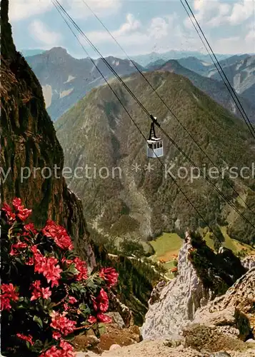 AK / Ansichtskarte  Seilbahn_Cable-Car_Telepherique Rauscberg-Bahn Ruhpolding Oberbayern 