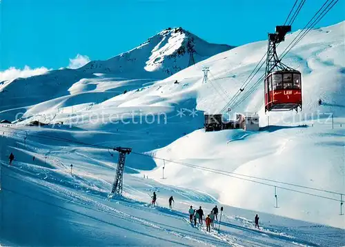 AK / Ansichtskarte  Seilbahn_Cable-Car_Telepherique Arosa Weisshornbahn Weisshorn 