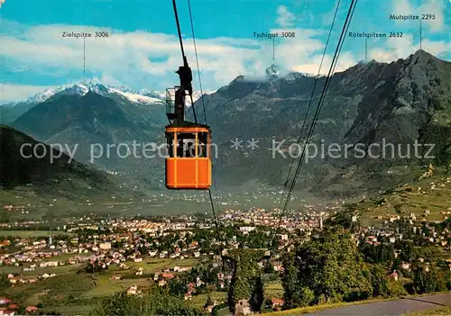 AK / Ansichtskarte  Seilbahn_Cable-Car_Telepherique Merano Seilbahn Hafling 