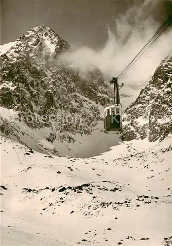 AK / Ansichtskarte  Seilbahn_Cable-Car_Telepherique Tatransky Narodny Park Lanovka  