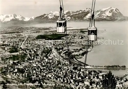 AK / Ansichtskarte  Seilbahn_Cable-Car_Telepherique Bregenz Pfaenderbahn  