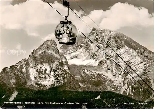 AK / Ansichtskarte  Seilbahn_Cable-Car_Telepherique Berchtesgarden Jennerseilbahn  