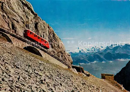 AK / Ansichtskarte  Zahnradbahn_Rack_Railway-- MT.Pilastus Lucerne 