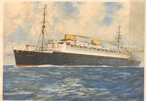 AK / Ansichtskarte  Dampfer_Oceanliner EUROPA Norddeutscher LLOYD BREMEN  