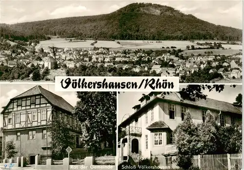 AK / Ansichtskarte 73901312 Voelkershausen_Willmars Panorama Rat der Gemeinde Schloss Voelkershausen Voelkershausen Willmars